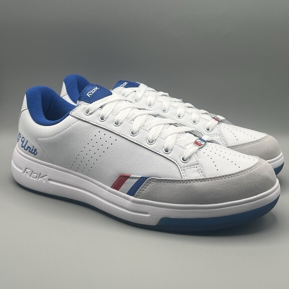 Reebok G Unit G6 50 Cent Hip Hop White Blue Retro Shoes - Men's Size 12 NEW